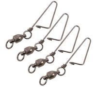 Abaodam Kite Reel Hook 4Pcs Paracord Swivel Snap Universal Rotating Ball Bearing Connector for Large Kites Line Accessories