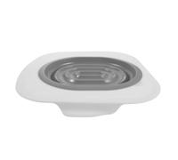 Abaodam Kitten Toilet Training Kit Cat Potty Training Seat Easy to Clean Minimize Scattered Litter Abs Plastic 16.14x14.96x1.18in for Home Bathroom Cats Kittens