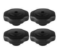 Abaodam Knob and Pot Lid Cover Grip 4pcs Black for Pressure Cooker 19mm Explosion-Proof Sturdy and Replacement Part for Frying Pan Kitchen Use
