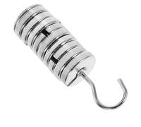 Abaodam Lab Weights Metal Slot Weight Set 100g Slotted Counterweights for Laboratories and Studios with Precise Calibration