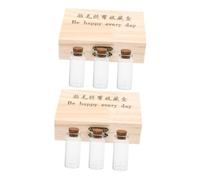 Abaodam Lanugo Umbilical Cord Storage Box Hair Preservation Box First Haircut Curl Keepsake Jar for Hair for Storing First Haircut and Umbilical Cord