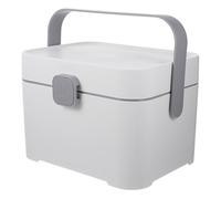 Abaodam Large Capacity Multilayer First Aid Box and Sundries Storage Case Made of Sturdy Pp Material, Practical and Multipurpose Organiser for Household Necessities and Medicines,
