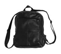 Abaodam Large Capacity Women's Fashion Backpack Black Soft Polyester Travel Rucksack for Hiking School Work Casual Daypack Outdoor Adventures