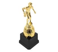 Abaodam Large Gold Plastic Table Tennis Trophy Cup for Sports Competition Awards, Ping Pong Champion Award Figurine for Tournament Winners