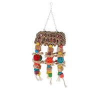 Abaodam Large Parrot Toy Vine Ball Bird Chew Toy Parrot Cage Climbing for Bird Boredom Breaker