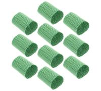 Abaodam Latch Hook Yarn Green Colour Acrylic Fiber 10 Rolls for DIY Crafts Making and Crochet Projects Suitable for Making Rug and Creative DIY Crafts