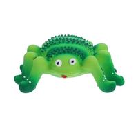 Abaodam Latex Dog Squeaky for Puppies Mini Spider and Ladybug Figurine Interactive Chew Green Pet Accessory for Teething and Fun Play