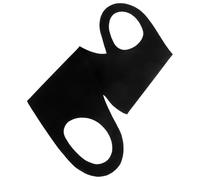 Abaodam Latex Sleep Black Night Eye for Sleeping Soft Breathable Elastic Eye Fits for Household and Hotels