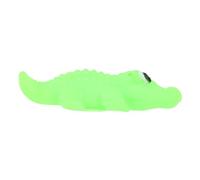 Abaodam Latex Squeaky Dog for Dogs Soft Durable Chew Interactive Pet Plaything Lightweight and Safe Puppy Cartoon Crocodile Shape for Healthy Teeth Maintenance