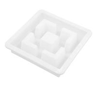 Abaodam Lattice Window Concrete Mold, Plastic Brick Mold, Lightweight and Reusable, for Pool and Balcony Decoration, for First-time DIY Users
