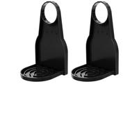 Abaodam Laundry Drip Catcher Cup Holders with Leak-Proof Tray 2Pcs Foldable Softener Liquid Dispenser Tray for Washing Machine Laundry Room Organisation Black Plastic