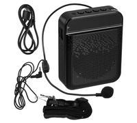 Abaodam Lavalier Microphone Voice Amplifier Compact Design for Sound Enhancement Rechargeable for Classes Events Presentations