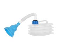 Abaodam Leakproof Foldable Portable Urinal with Flexible Hose and Funnel Reusable Plastic Travel Potty for Men Women Compact Lightweight Outdoor Urine Bottle for Camping Hiking Car