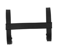 Abaodam Leather Outdoor Blanket Strap with Buckle Durable Picnic Mat Carrier for Camping Travel Beach Tie Down for Easy Carry and Secure Up Black