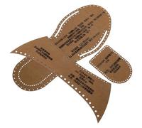 Abaodam Leather Sandals Template Set for DIY Crafting Kraft Paper Sandal Stencil for 40 Size Slippers Easy to Use and Versatile Leatherwork Pattern