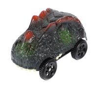 Abaodam Lifelike Dinosaur Race Car with Light No Battery Required Brightly Colored Car for Hand Eye Coordination and Athletic Development Smooth Surfaces