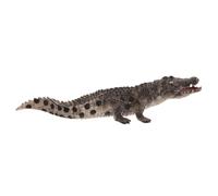 Abaodam Lifelike Giant Alligator with Movable Jaw for Educational Play and Wildlife Roleplay Realistic Figurine Enhancing Observation and Hand-eye Coordination Interactive Collectible for