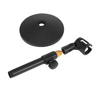 Abaodam Liftable Microphone Stand Height Round Base Desktop Bracket for Broadcast Online Conference and Podcasting Is