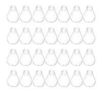 Abaodam Light Bulb Covers with Heat Resistant Shell and Standard Interface 30pcs E27 Reusable Reusable Reusable Reusable Reusable Reusable Plastic Pear Shaped Lamp Shade Elegant Designed