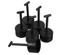 Abaodam Lighter Socket Removal Tool 6-piece T-Shaped Plastic Wrench for Lamp Holder Socket Ring with Multifunctional Design for Household Use