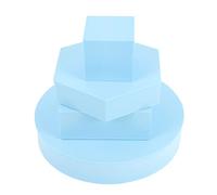 Abaodam Lightweight Geometric Photo Props Set of 4 Foam Shapes for Photography Geometric Cube Models Party Decorations