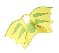 Abaodam Lightweight Green Pet Dinosaur Costume with Wings Creative Dog and Cat Cosplay Outfit for Halloween Party Photo Prop Unique Festival Dress-up for Small to Pets