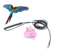Abaodam Lightweight Parrot Flying Rope Harness Elastic Rope Pet Harness That Doesn't Hurt The Bird Suitable for Flying and Outdoor Use Assorted Colours Random Color