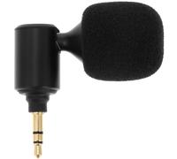 Abaodam Live Streaming Microphone for Laptop and Computer, Bendable Black | Portable Plug and Play Voice Call Use, Metal Body with Sponge Cover, Lightweight High Definition Sound