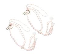 Abaodam Livestock Rope Halter Set for Cattle Sheep 2pcs Braided Rope Swivel Hook Farm Management Supplies