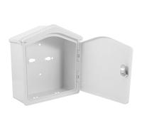 Abaodam Lockable Wall Mounted Plastic Milk Box Storage with Lid for Milk Bottles and Mail Suitable for Community and Rooftop Outdoor Areas