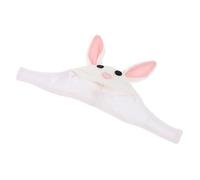 Abaodam Lovely Pink Bunny Ear Hat for Small Pets Made of Soft Cotton Cloth, Multi-purpose Design to Keep Guinea Pigs and Rats Warm during Photo Shoots Or Cold Days
