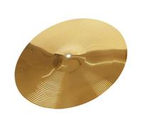 Abaodam Low Volume Cymbals Replacement Drum Cymbal Brass Alloy Lightweight Not Easy to Deform Or Break Golden Finish for Drum Set Practice