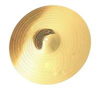 Abaodam Low Volume Cymbals Set Metal Jazz Drum Cymbals Practice for Drummers Home Studio Use