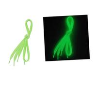 Abaodam Luminous LED Shoelaces Green Glow Bright Light-up Shoe Strings for Sneakers Casual Trainers Night Party Safety Visibility