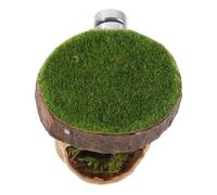 Abaodam Magnetic Jumping Spider Hideout Walnut Wood Shelter with Sunbathing Platform for Small Pets Geckos Lizards Reptile Hideouts Secure Resting Habitat