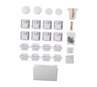 Abaodam Magnetic Locks for Refrigerators Cabinets and Drawers Boy Girl White Easy to Install Peace of Mind for Parents