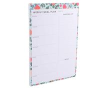 Abaodam Magnetic Meal Planner Notepad, for Fridge with Tear-off Grocery List Pad 60 Sheets Paper Tracking Food Diaries, Clean Contemporary Design for Home Decor and Kitchen Organisation