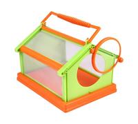 Abaodam Magnifying Observation Cage for Boys and Girls Outdoor Bug Viewer Green Portable Insect Explorer Box DIY Science Toy Educational Kit for Nature Exploration