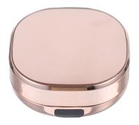 Abaodam Makeup Foundation Case Foundation Travel Container Sealed Lid Portable Plastic Lightweight Sleek Stylish Minimalist Design for Women Teens Dressing Table with Powder Puff