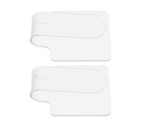 Abaodam Makeup Mixing Palette, 2Pcs Acrylic Palettes for Blending Foundation and Creams, Professional Cosmetic Mixing Tool for Artists