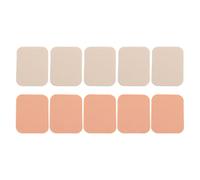 Abaodam Makeup Puff Assorted Colour Square Synthetic Sponge 10pcs Comfortable and Friendly to The Skin for Women for Daily Use and Beauty Salons