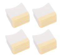 Abaodam Makeup Removal Pads Kit Practical 160pcs Cotton Arc-shaped Eyelash Adhesive Remover, Soft Cotton Material for Women for Home and Dress Room Use