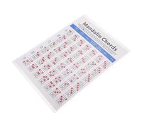 Abaodam Mandolin Chord Chart Mandolin Chord Diagram Materials Lightweight for Learning