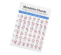 Abaodam Mandolin Chord Practice Chart Beginner-friendly Finger Guide for Music Training Diagram for Quick Reference for Classroom and Personal Use