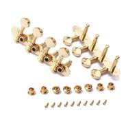 Abaodam Mandolin Guitar Machine Heads Tuning Pegs 4L4R Right Left Handed Set with Mounting Screws for 8-String Mandolin Replacement