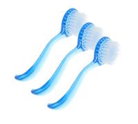 Abaodam Manual Facial Scrubber 3Pcs Goat Horn Face Brush for Effective Pore Cleansing and Blackhead Removal
