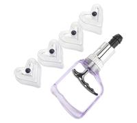 Abaodam Manual Heart-Shaped Vacuum Cupping Therapy for Home Use Strong Massage Tool to Promote Circulation and Neck Shoulder Soreness Anti-Aging Beauty Cupping Kit
