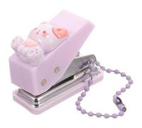 Abaodam Manual Single Hole Puncher Simple Structure with Plastic and Metal Construction Portable and Compact Design for Paper and Chipboard Suitable for Crafts, School and Office Use