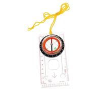 Abaodam Map Measuring Scale Compass Multi Functional Outdoor Navigation Tool Portable and Durable Design for Hiking Camping and Surveying Activities