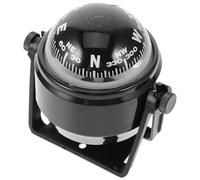 Abaodam Marine Dash Mount Compass for Car and Boat Dashboard Decoration Adjustable Magnetic Declination, Plastic Multifunctional Motorcycle Compass Suitable for Atv and Truck Camping Trips
